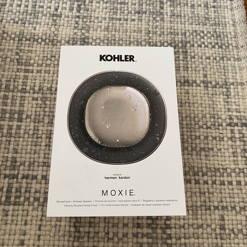 Kohler Moxie Showerhead and Wireless Speaker